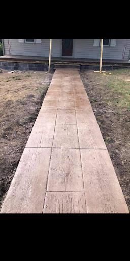 Stamped Concrete Installation