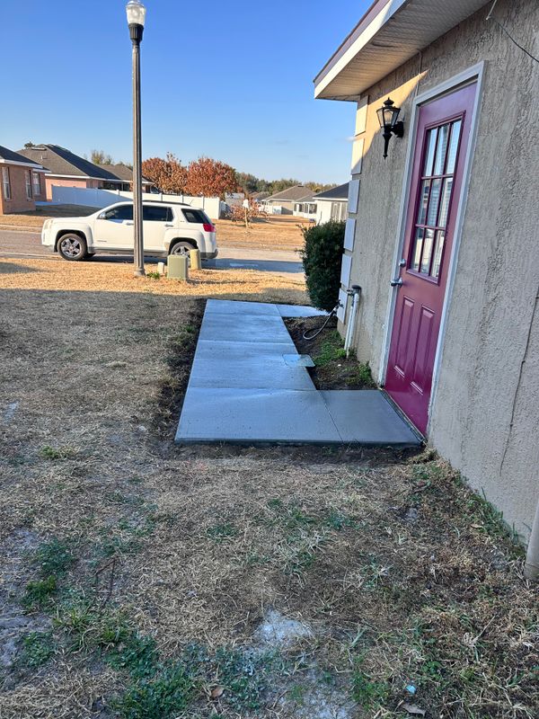 Sidewalk Installation
