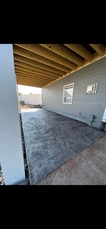 Stamped Concrete Installation