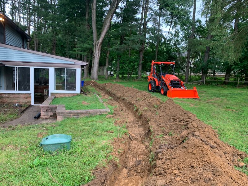 Outdoor French Drains