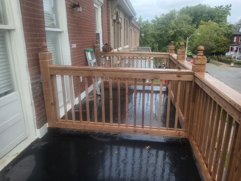 Historic porch build
