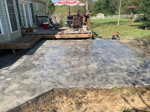 Stamped Concrete Installation