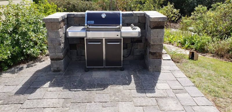 Grill Enclosure Install