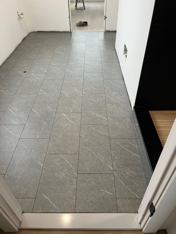 Tile installation