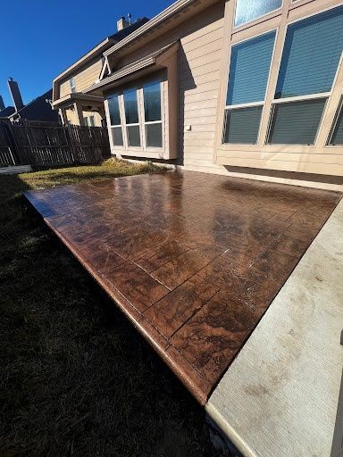 Stamped Concrete Installation