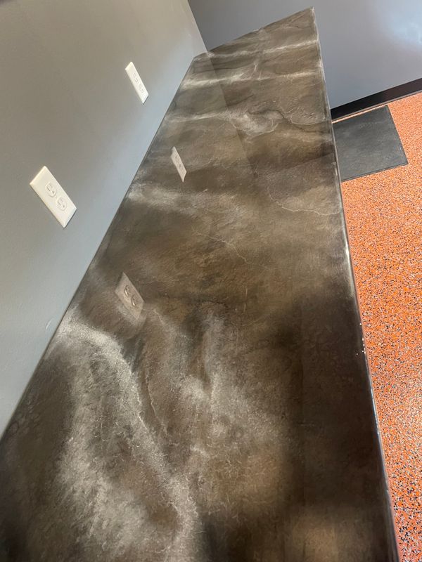 Concrete counter tops