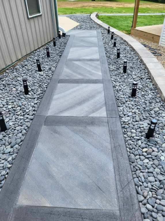 Full Depth Custom Carved Concrete