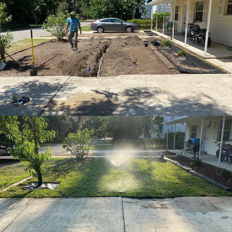 Outdoor Installations - Sod, Mulch, Rock, Pavers, Artificial Turf, Irrigation & Plants