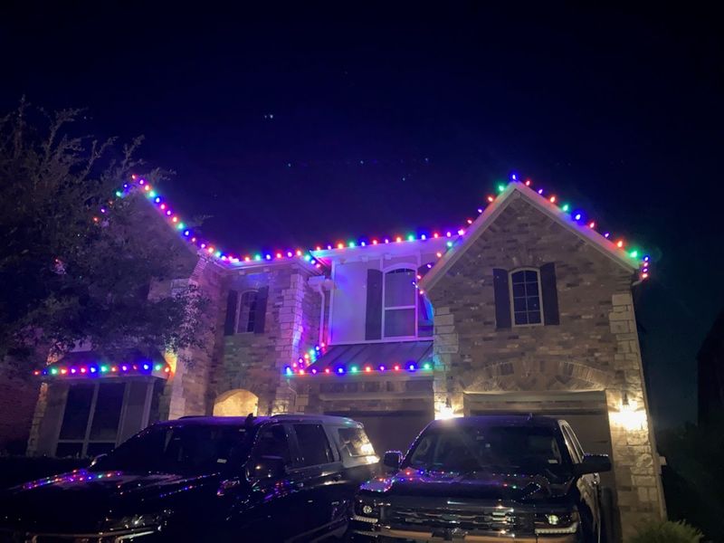 Illuminating Elegance: Modern Multi C9 LED Magic in Friendswood, TX