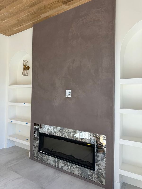 Micro cement floor and shower walls