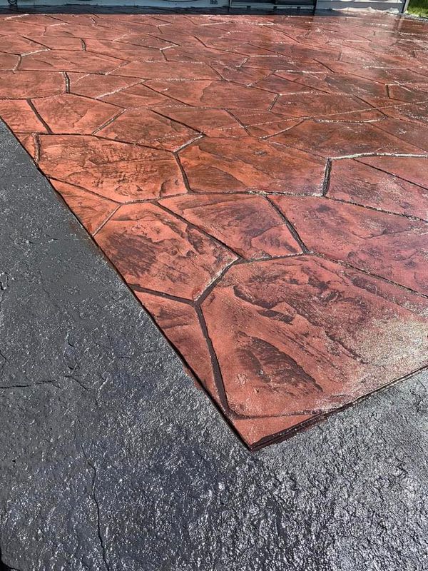 Stamped Concrete Installation