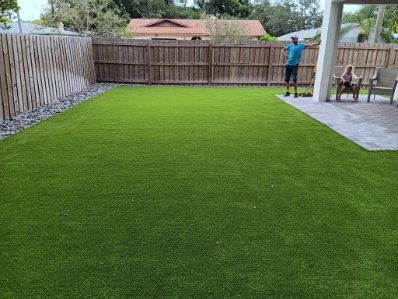 Residential Artificial Turf Installation
