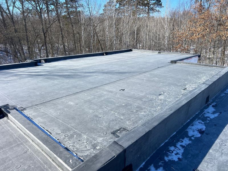 Low Slope rubber Roofing Installation