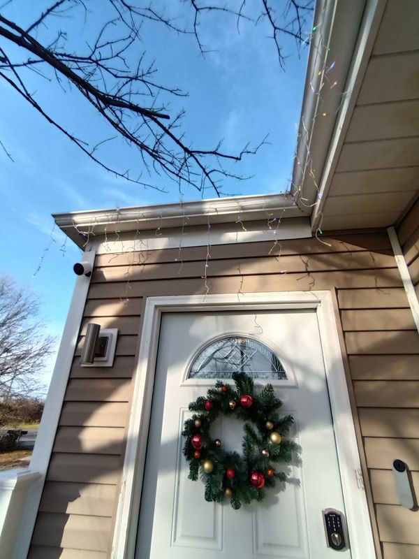 Water deterrent porch roof