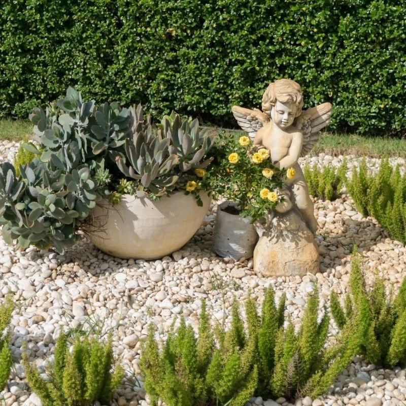 Decorative Rock Installation