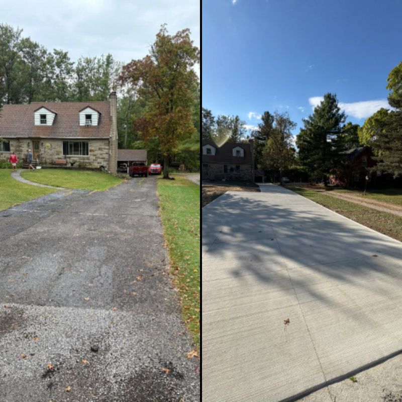 Driveway tear out and replacement