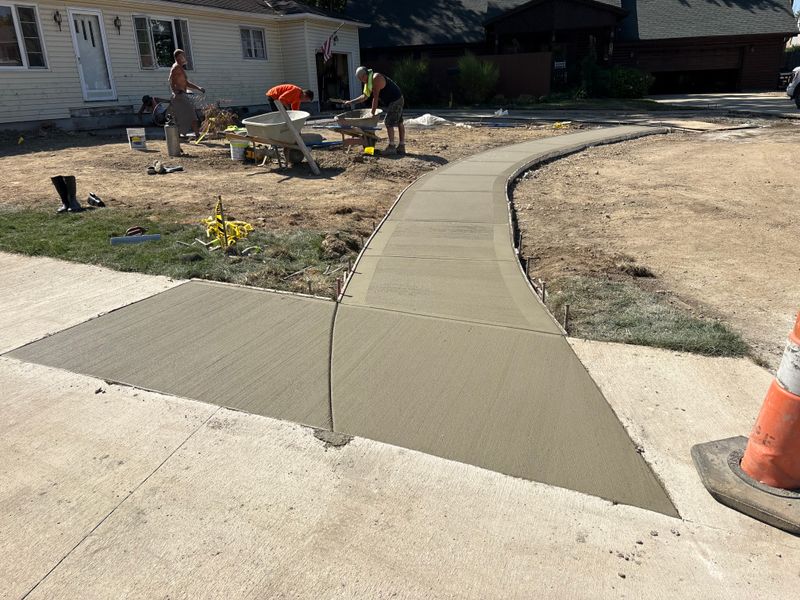 Sidewalk Installation