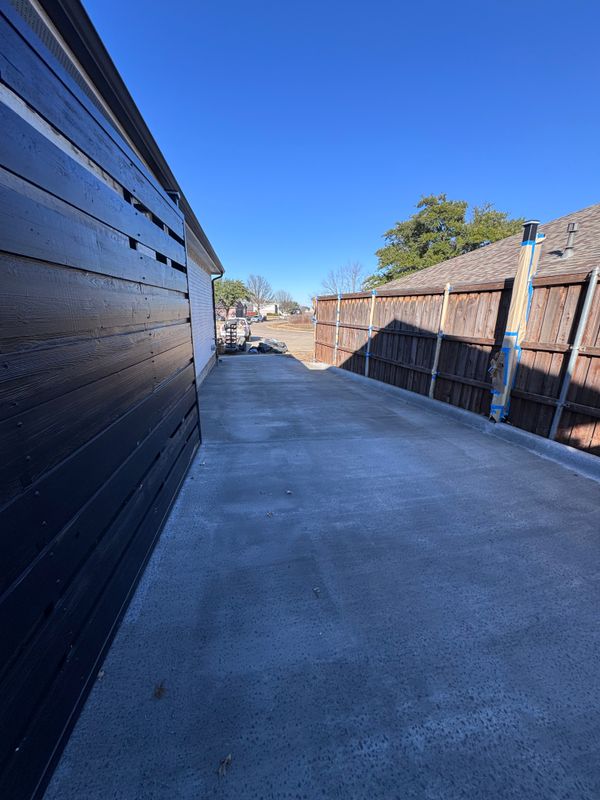 Flat work concrete