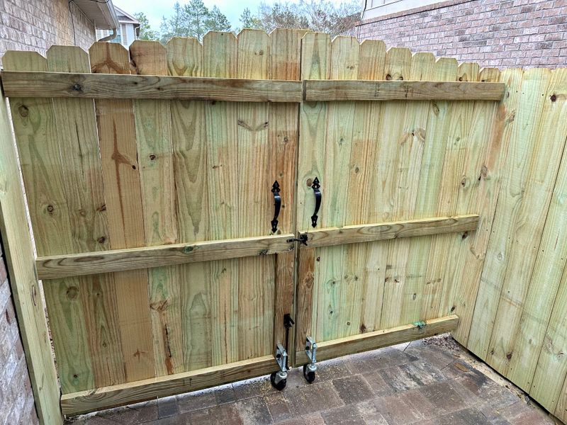 Fence installation