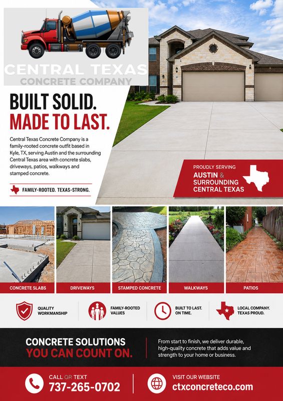Stamped Concrete Installation