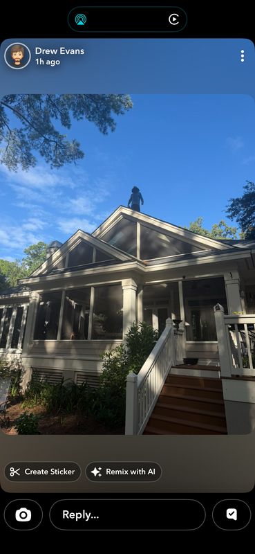 Softwash roof cleaning