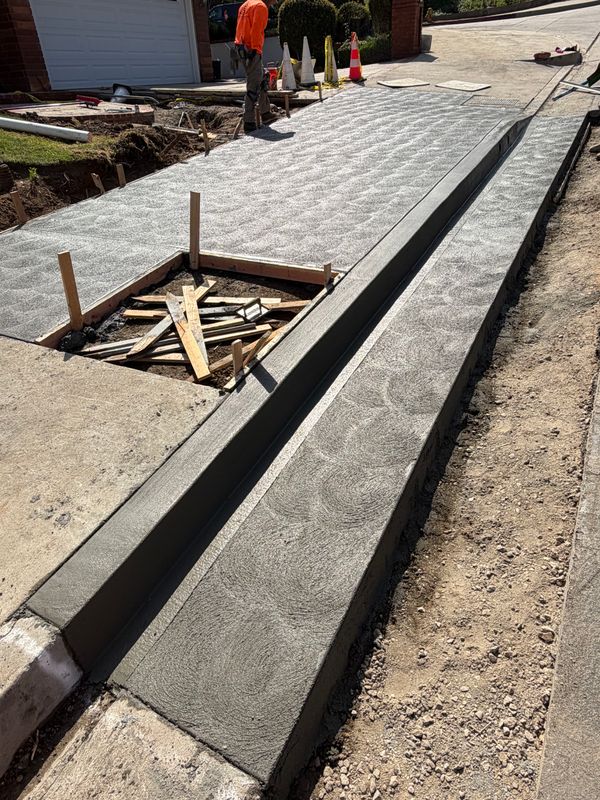 Stamped Concrete Installation