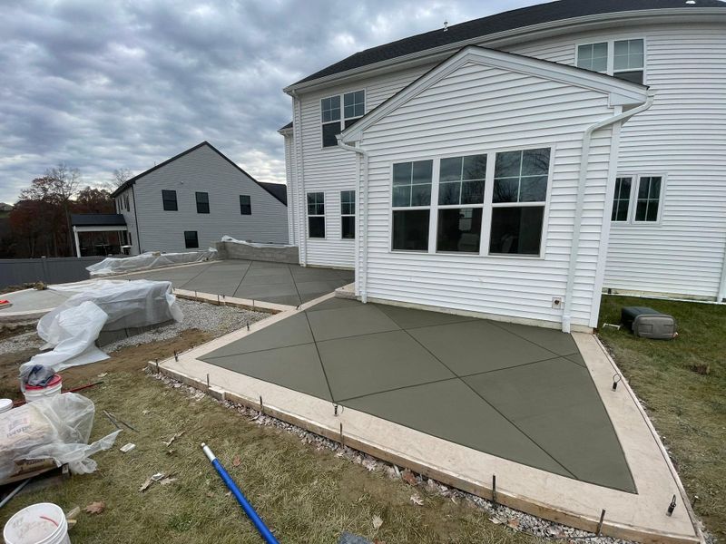 Stamped Concrete Installation