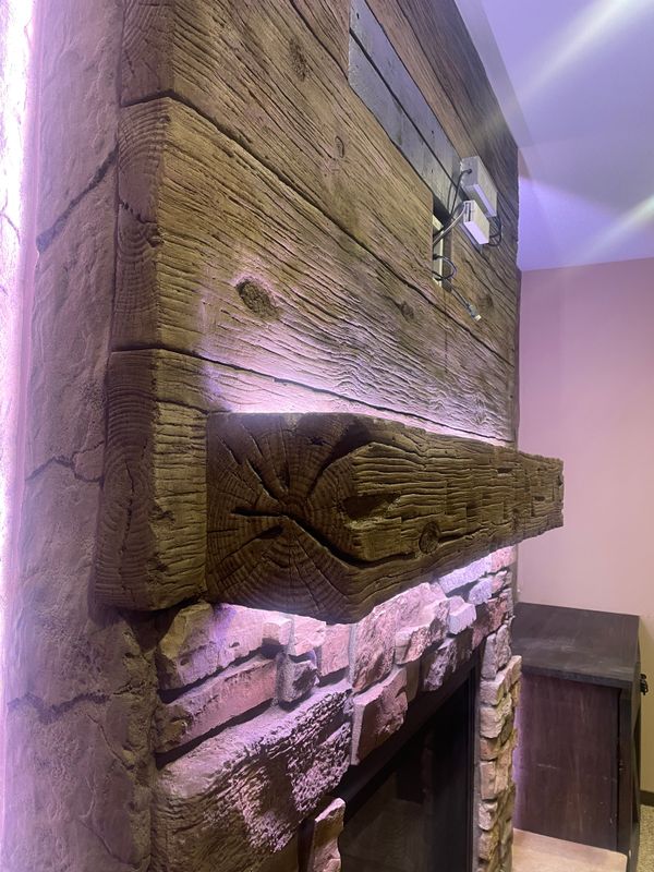 Interior fireplace & feature walls 