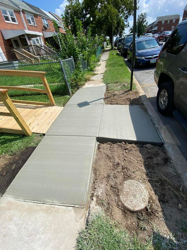 Sidewalk Installation