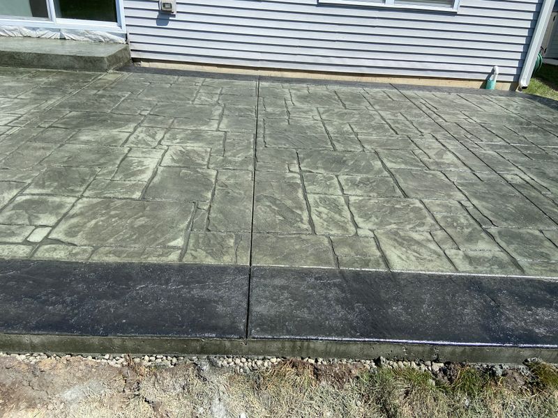 Stamped Concrete Installation