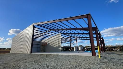 Commercial, Residential & Agricultural Red-Iron Buildings