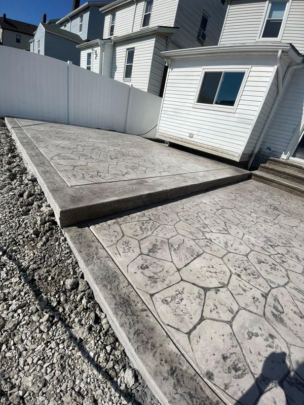 Stamped Concrete Installation