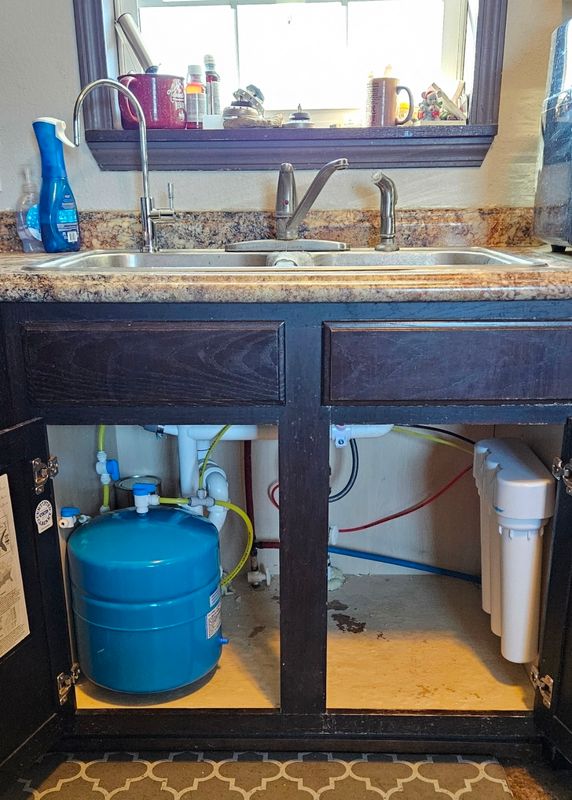 Whole house reverse osmosis system installation
