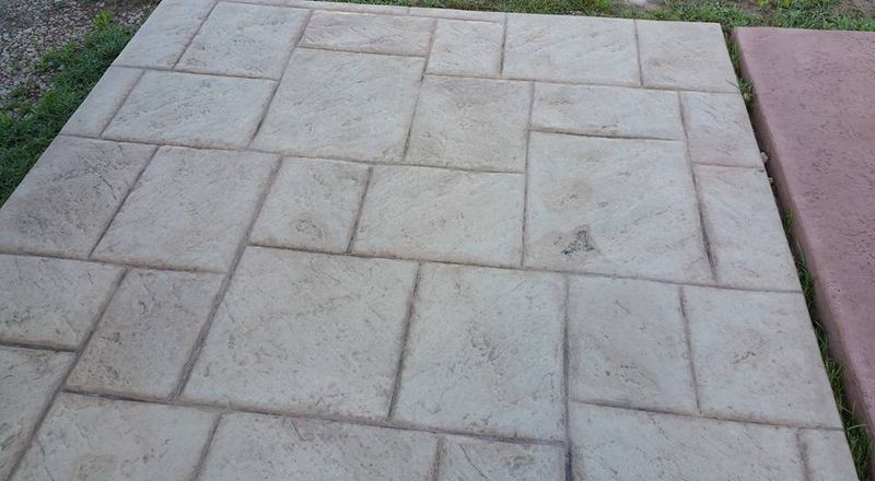 Stamped Concrete Installation