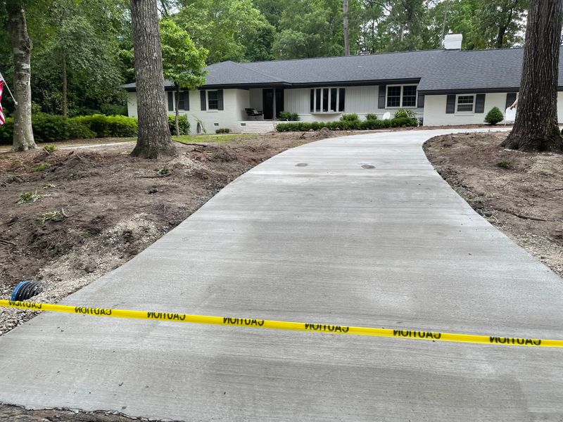Concrete Driveway installation