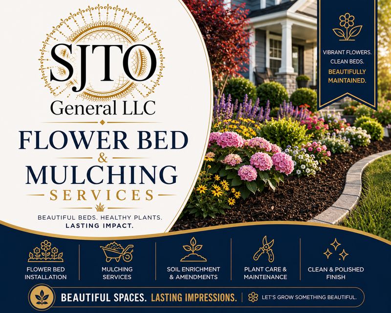 Flower bed / Mulching