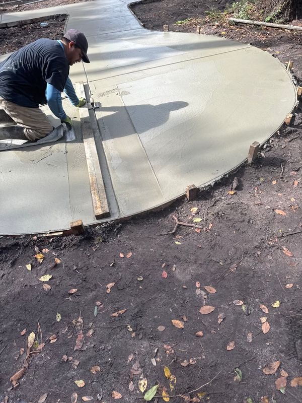 Sidewalk Installation