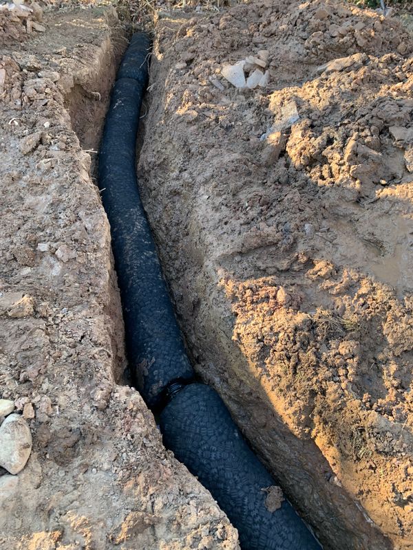 Outdoor French Drains