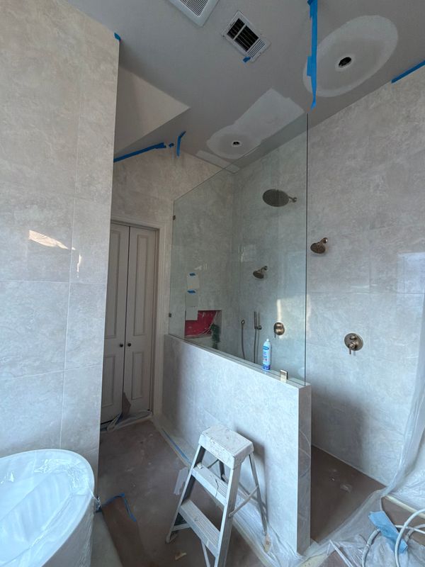 Shower Glass Installation