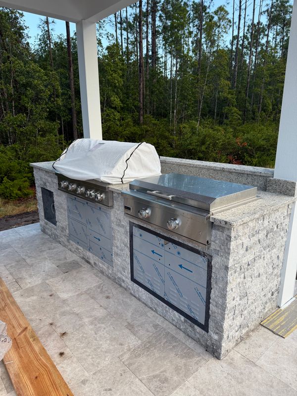 Outdoor Kitchen Construction
