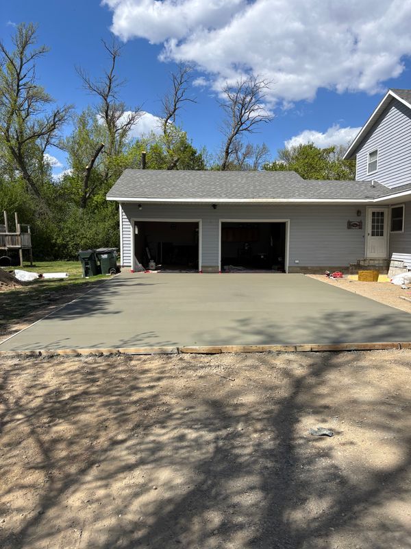 Patio and Driveways