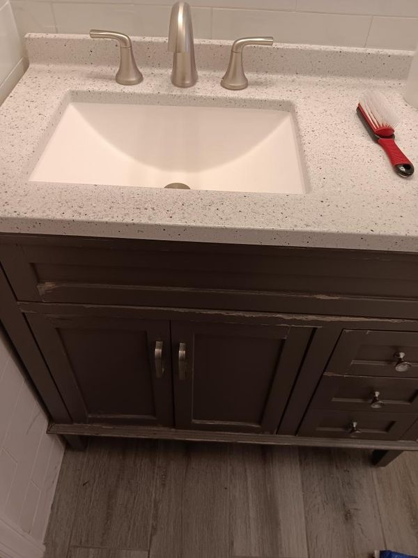 "Lake Ronkonkoma Vanity Transformation: Elevating Bathrooms with Precision and Style by East End Maintenance Construction Solutions"