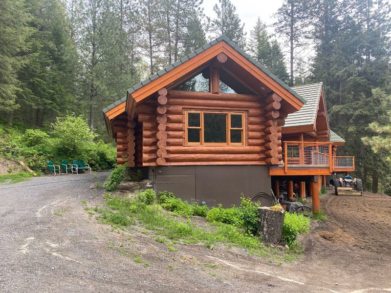 Log Homes Refinishing