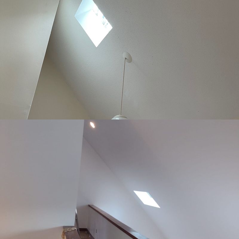 Popcorn ceiling removal