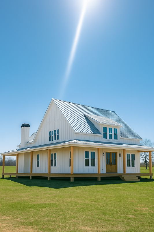 Modern Farmhouse Retreat: Elevated Living by Mason Built Homes