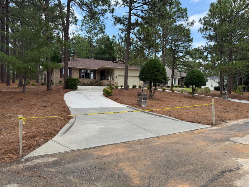 Concrete driveways