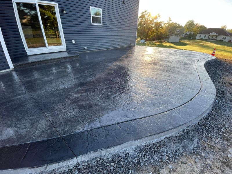 Stamped Concrete Installation