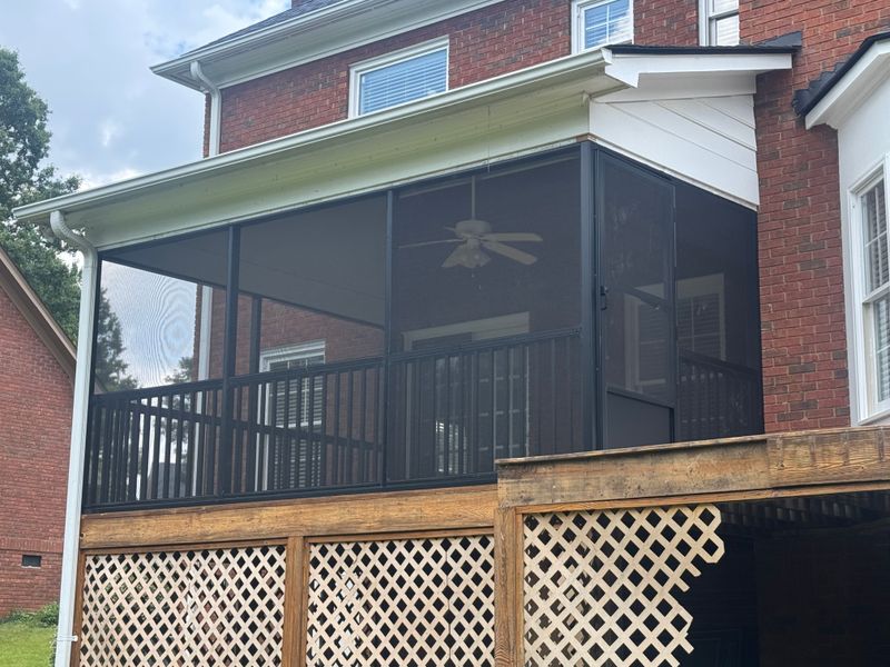 (Before & After) Deck and Screened Porch