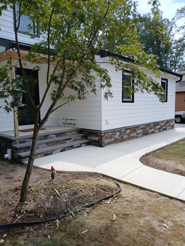 Stamped Concrete Installation