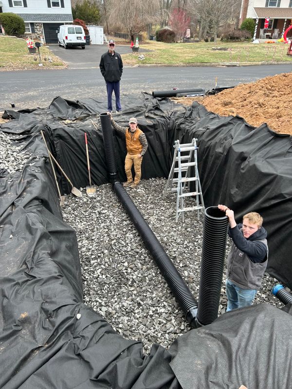 Outdoor French Drains